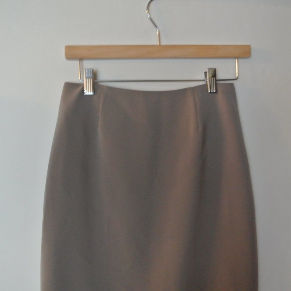 Caslon Gray Pancil Skirt Lined 4 - Picture 10 of 16
